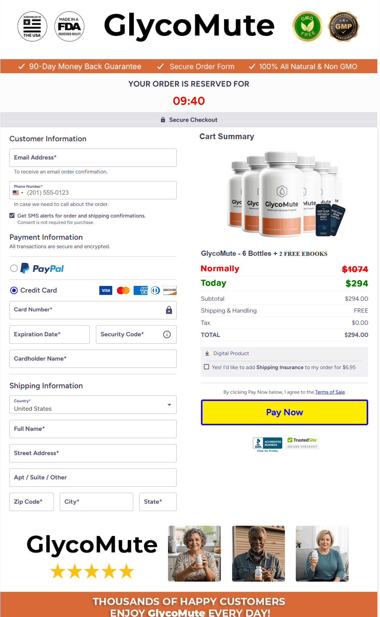 GlycoMute-Secure-Checkout
